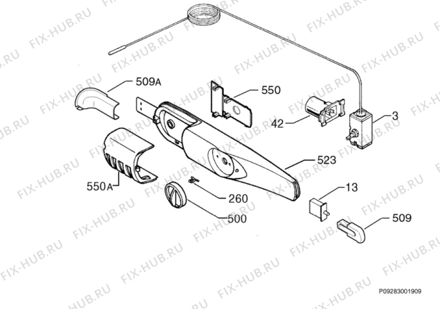 Взрыв-схема холодильника Aeg S70398DT - Схема узла Diffusor